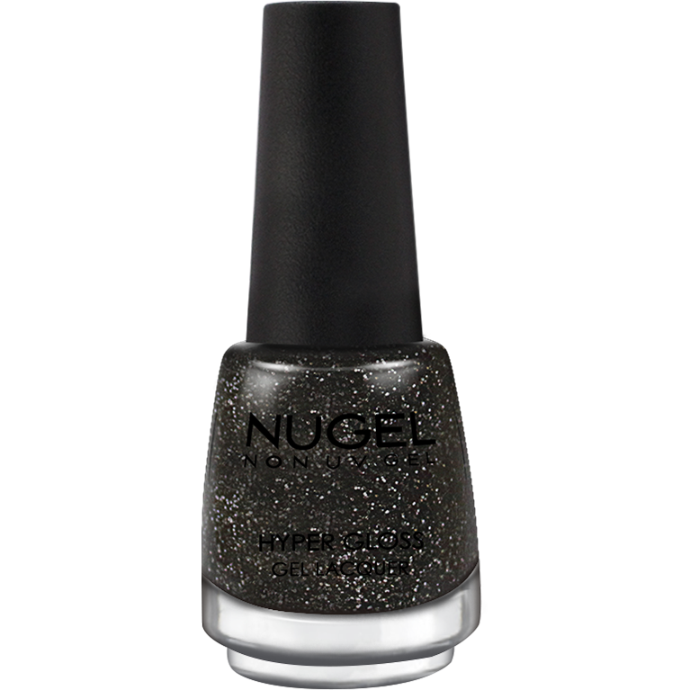 NUGEL | BLACK SPARKLING | G12 | GLITTER | QUICK DRY | 13ML